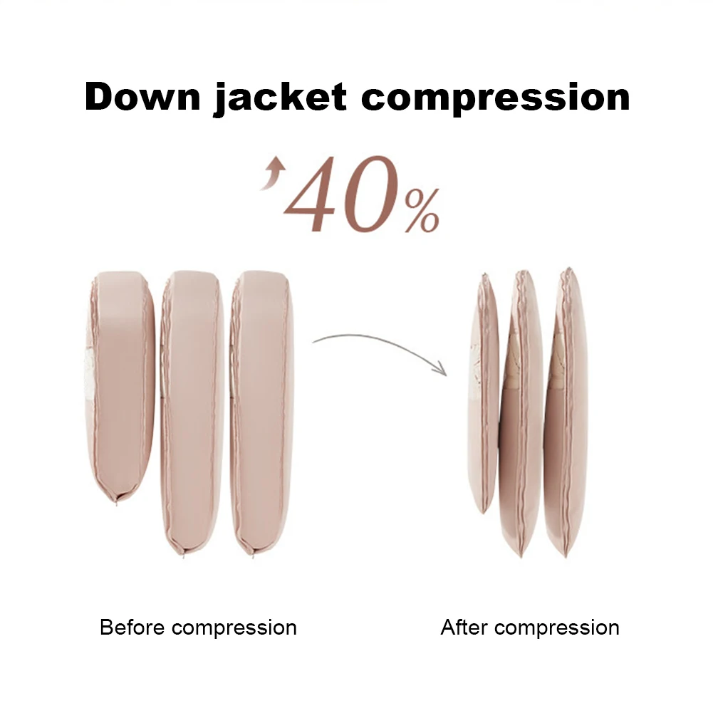 Space Saver Coat Bags Reliable Dust Cover Clothes Storage Bag with Self Compression Zipper Premium Compression Garment Bags