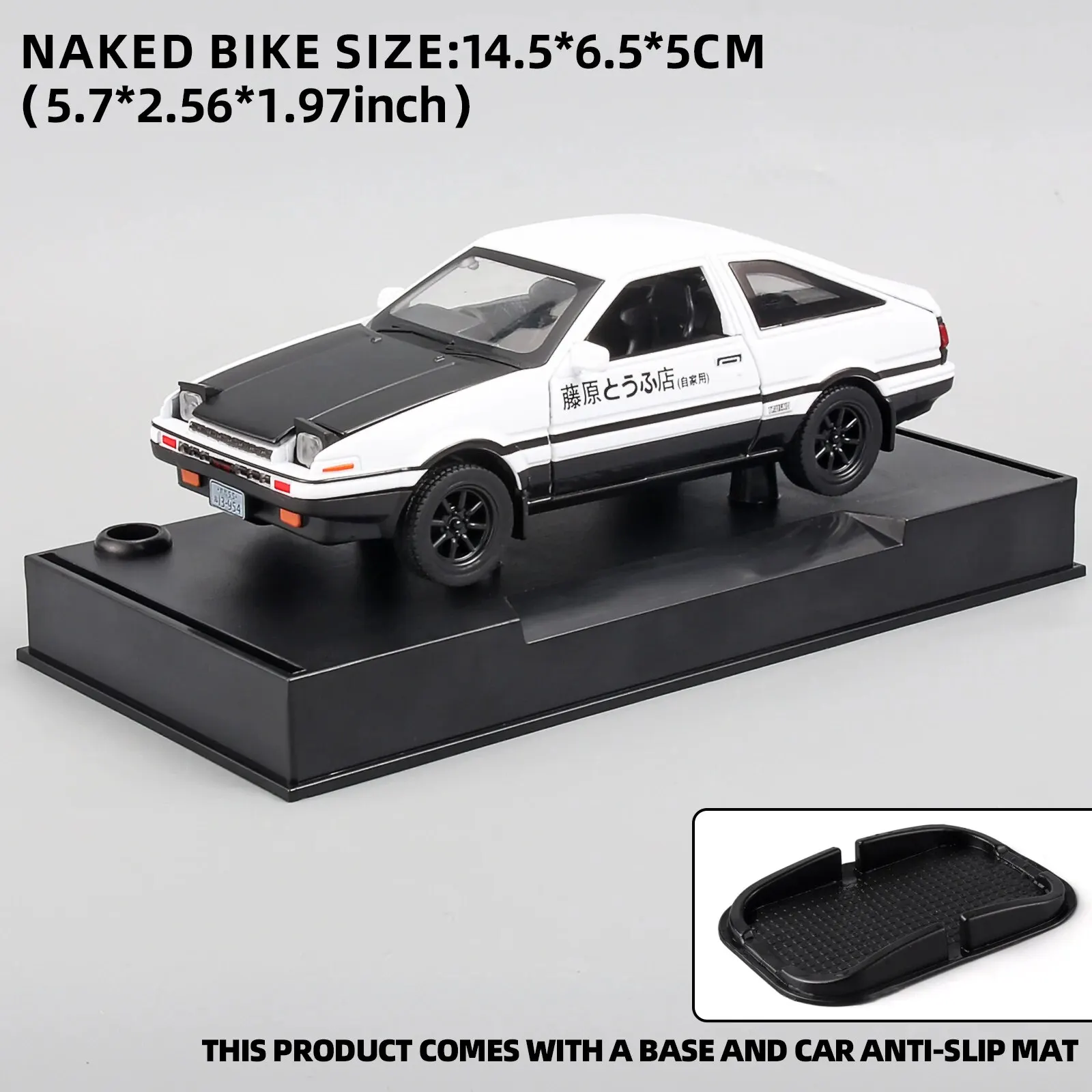 1:32 Mzexoma Initial D Trueno AE86 Alloy Diecast Car Model, Sports
