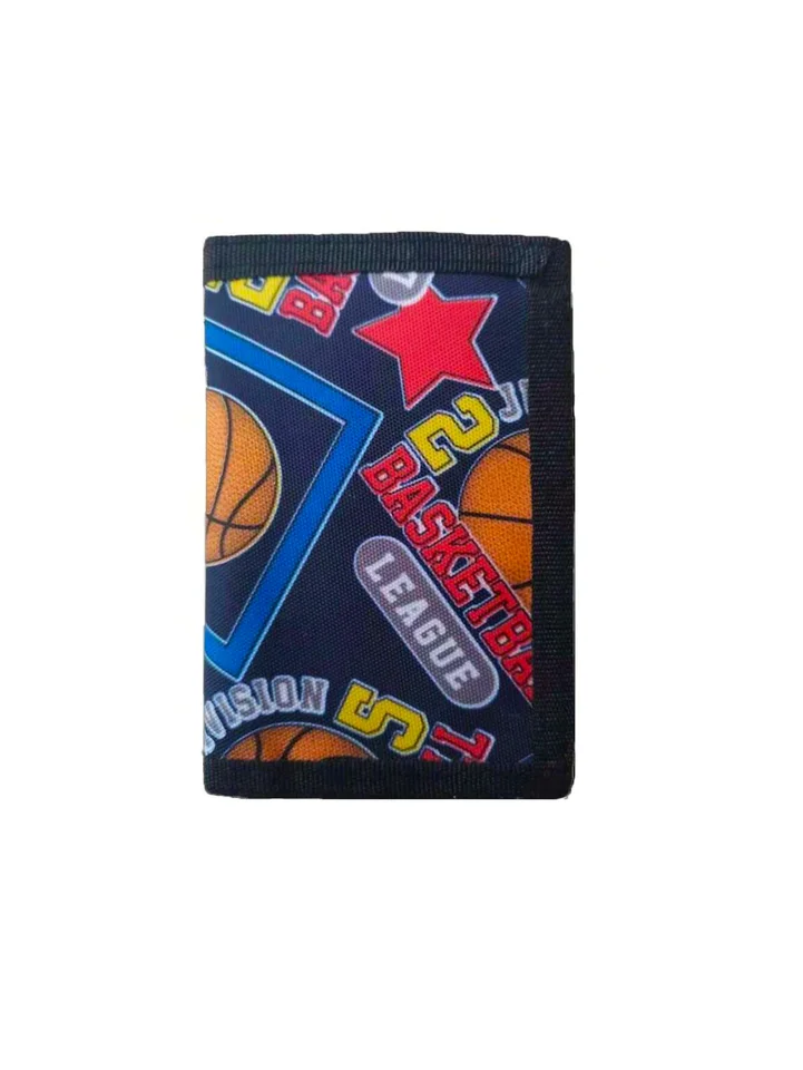 Portafoglio Da Calcio Per Ragazzi Con Portachiavi Incluso, Regalo Calcio, Cerniera E Cordino, Accessori Bambino Stile Sportivo
