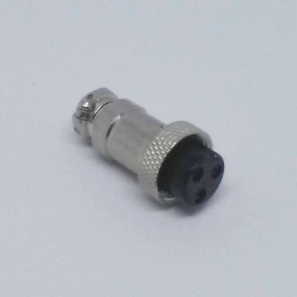 

Electric Bicycle Connector GX12 3pin Mounting Parts Silver 1 Pc 12mm ABS Battery Charger Plug Cable Components
