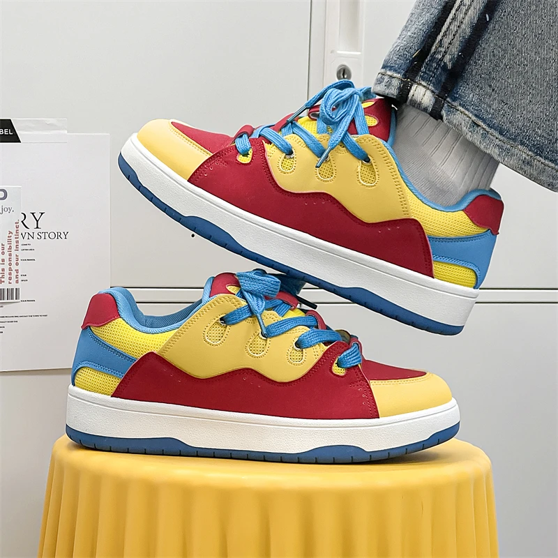 Zapatillas de hombre 패션 용수철 캐주얼 신발, 메쉬 스포츠 스니커즈, 통기성 야외 브랜드 남성 스포츠 신발