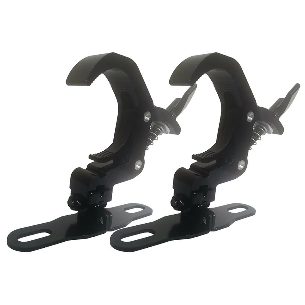 2Pcs Alluminio Stage Light Fold Hook Caricamento 200Kg Peso 40-60Mm Truss Tube Dj Disco Moving Head Beam Spot Light Clamp Ganci