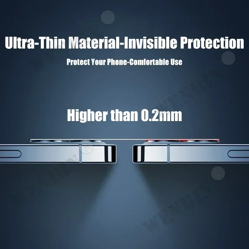 Premium Full-Cover Camera Lens Protector Glass - Enhanced Protective Film