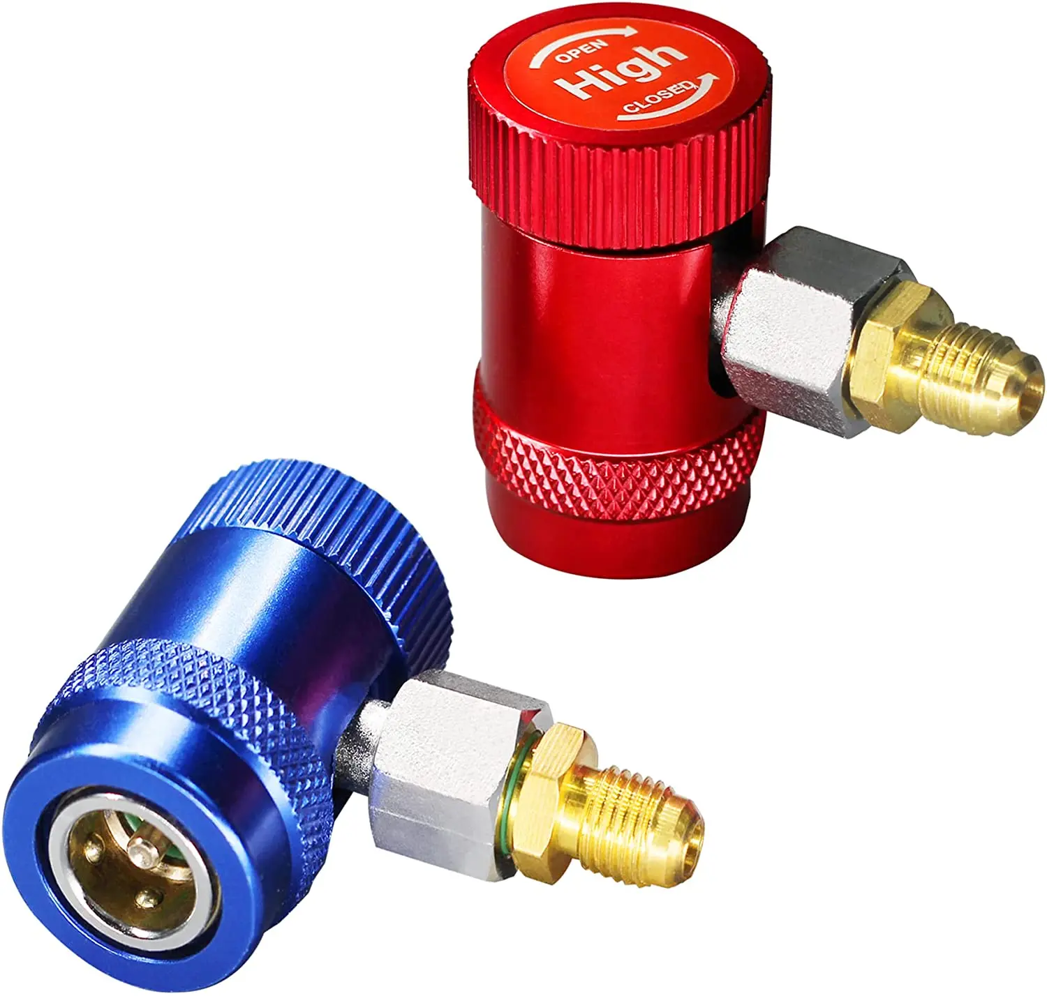 R1234yf Quick Coupler Adapters 1/4 Inch Fitting Auto Air Conditioner AC