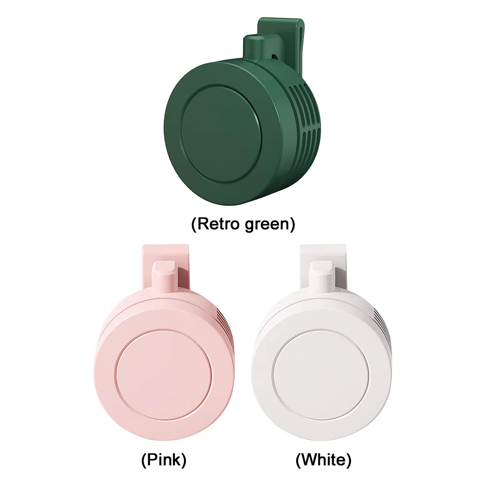 Mini Clip Fan with 3 Speeds Handheld Fan Wearable Personal Body Fan for Outdoor Work Hiking Travel