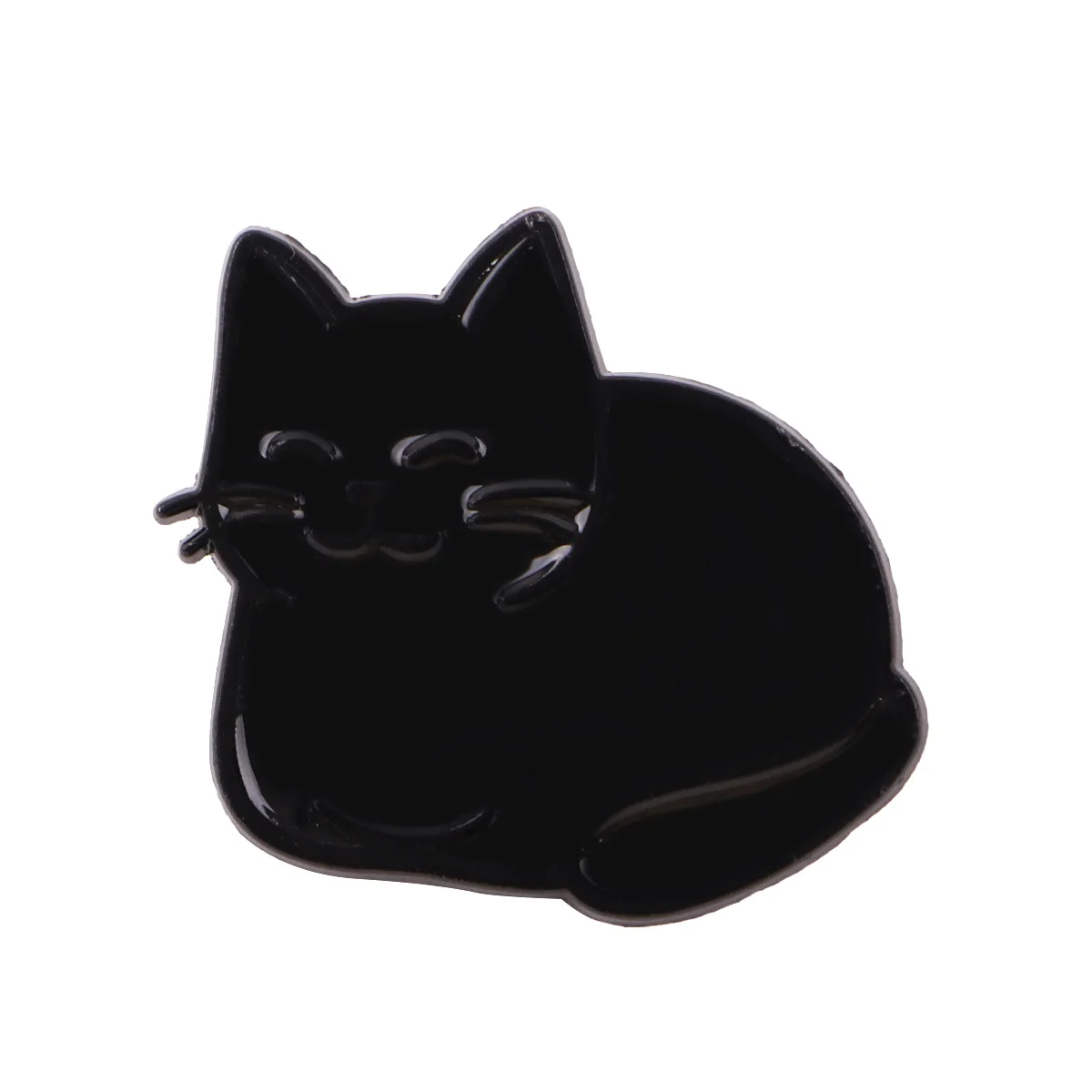 Van Gogh Starry Night Enamel Cat Brooch - Cute Lapel Pin Badge for Backpacks and Costumes - Fashion Jewelry Gift