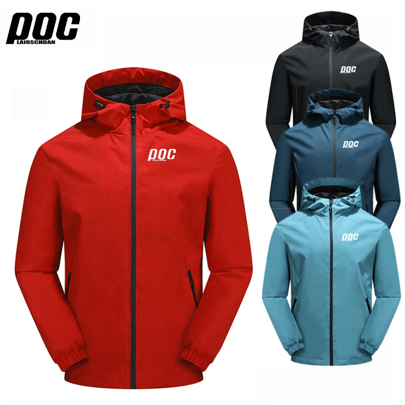 LairschDan Poc New Reflective Quick-Dry Waterproof Mountain Bike Jacket Casual Outerwear MTB Leisure Cycling Coat for Men