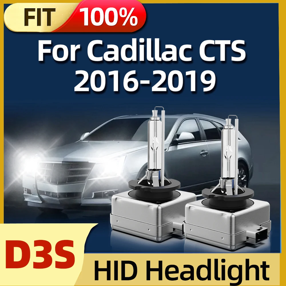 

Roadsun 2PCS HID Bulb D3S Xenon Light Car Headlamp 12V Auto Headlight For 2016 2017 2018 2019 Cadillac CTS
