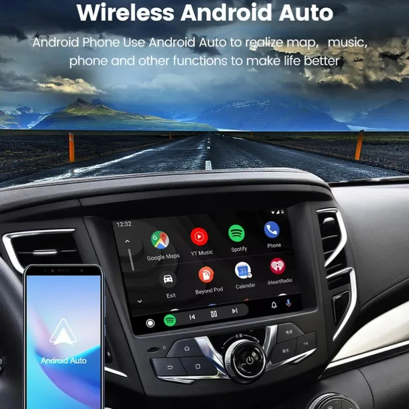 Mini Adapter Wireless CarPlay Android Auto Connect Car systems