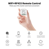 SIXWGH 16A WIFI Switch Smart Home Tuya App Remote Control Smart Timer Switch No Battery Light Switch Work with Google Home Alexa - Image 2