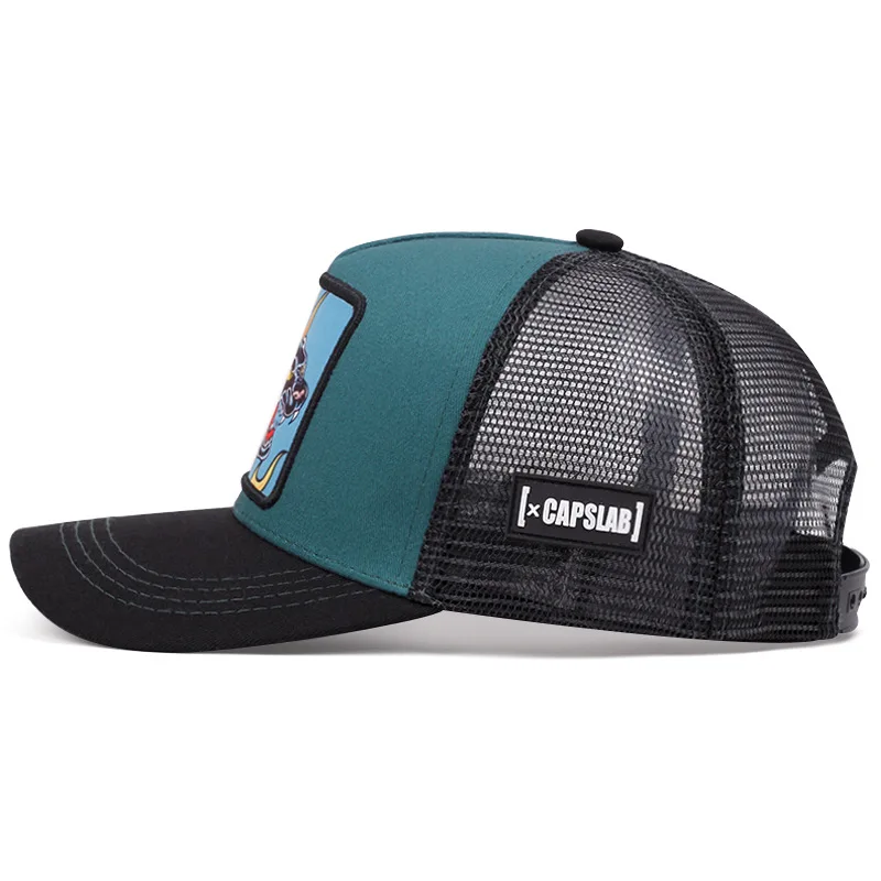 Klassische Cartoon-Anime-Baseballkappe für Herren und Damen, Outdoor-Visier, amerikanische Trucker-Netzkappe, Entenkappe, Hip Hop – Detail 5