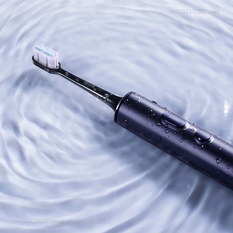 MIJIA T700 음파 전동 칫솔 3가지 모드, 2개의 브러시 헤드 360 °   무선 충전 긴 배터리 수명 초음파 전기 기기