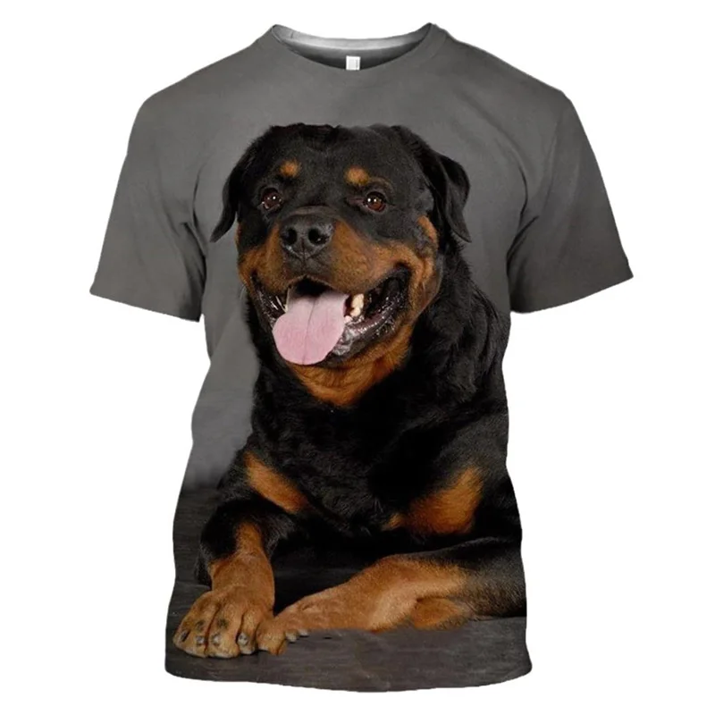 

Fashion T Shirts For Men Cute Animal Dog Tee Graphic Pet Summer Unisex 3D Print Casual Oversized Tops Kids Short Sleeve Clothing