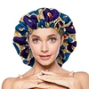 Fashion Silky Big Bonnet for Women Satin Lined Bonnets Night Sleep Cap Winter Hat Lady Turban Headwrap Hat Hair Wrap Accessories 1