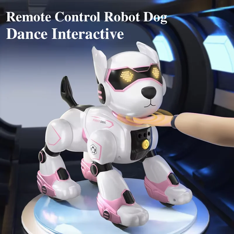 Remote Control Robot Dog JJRC R27 Intelligent Interactive Puppy 2.4 Ghz Remote Voice Control Boy Gift Toys