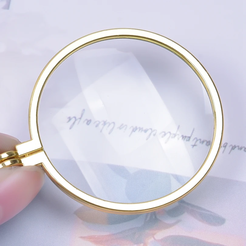 Women Magnifier Reading Magnifying Glass Monocle-Lens Hanging