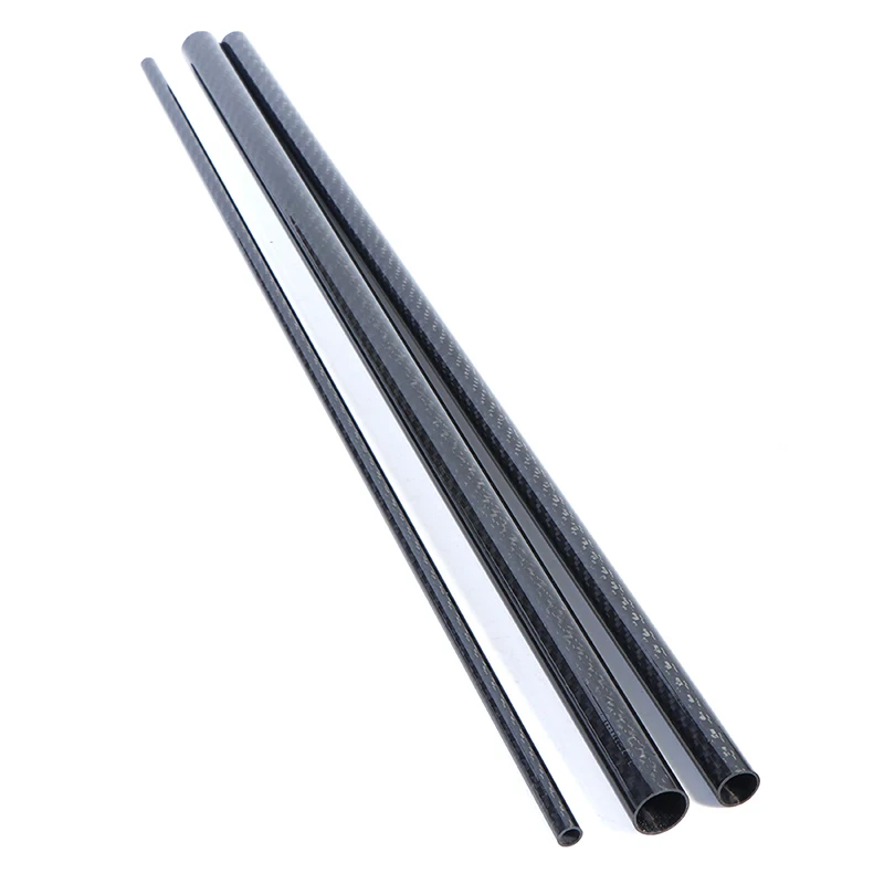 1pcs Carbon Fiber Tube Length 500mm Diameter 8-18mm For RC Model Airplane