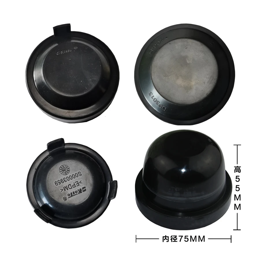 

For Roewe I6 RX5 16-20 RX3 350 10-15 Low High Beam Rubber Headlight Rear Cover Dust-proof Waterproof Cap Refitting Parts 1PCS