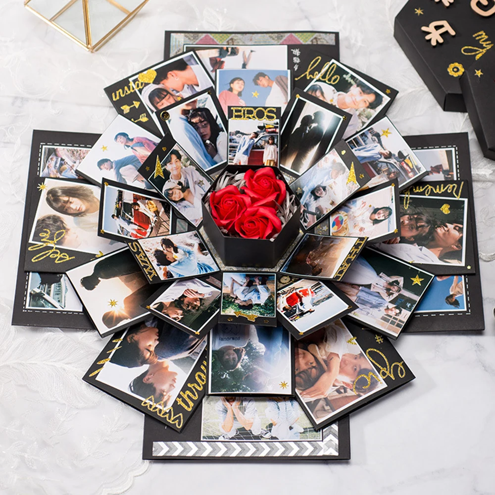 Surprise Explosion Box Love Memory DIY Photo Album Birthday Anniversary  Gift AU