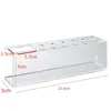 Acrylic 6-Hole Pen Holder Dryerase Marker Eraser Organizer Storage Rack Hanging Wall Pen Stand Stationery School Supplies 6