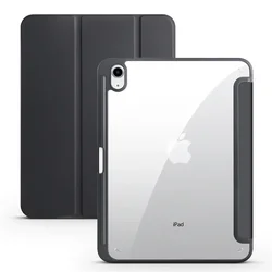 Enhanced Product Title: 

Premium iPad Case with Pen Holder and Clear Trifold Acrylic Back - iPad Air 11 (M2 M3) (Black)