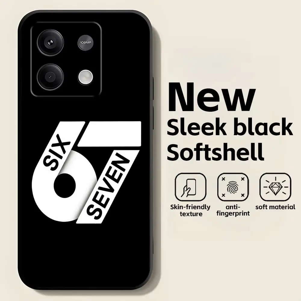 Sleek Black Soft Phone Case