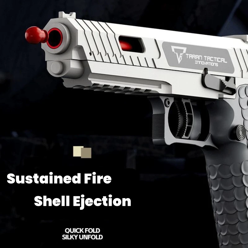 Children's Toy Gun G17 Automatic Shell Throwing Soft Bullet Gun 1911 Empty Hanging Glock Simulation Boy Toy Gift 2