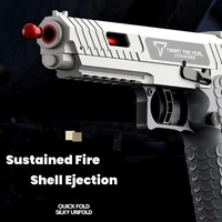 Children's Toy Gun G17 Automatic Shell Throwing Soft Bullet Gun 1911 Empty Hanging Glock Simulation Boy Toy Gift 2