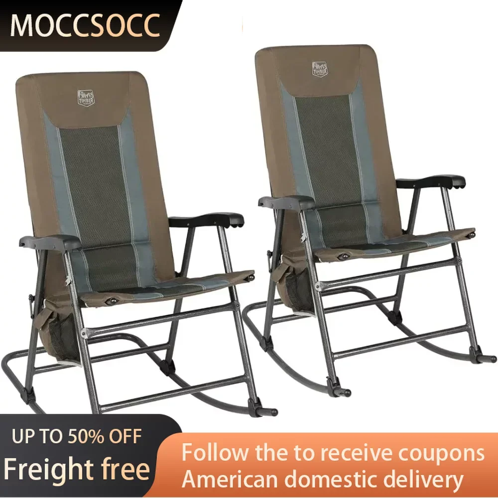 

Yard or Balcony Garden Chairs Outdoor Chair Portable for Camping High Back and Heavy Duty Patio Lawn Freight Free Furniture