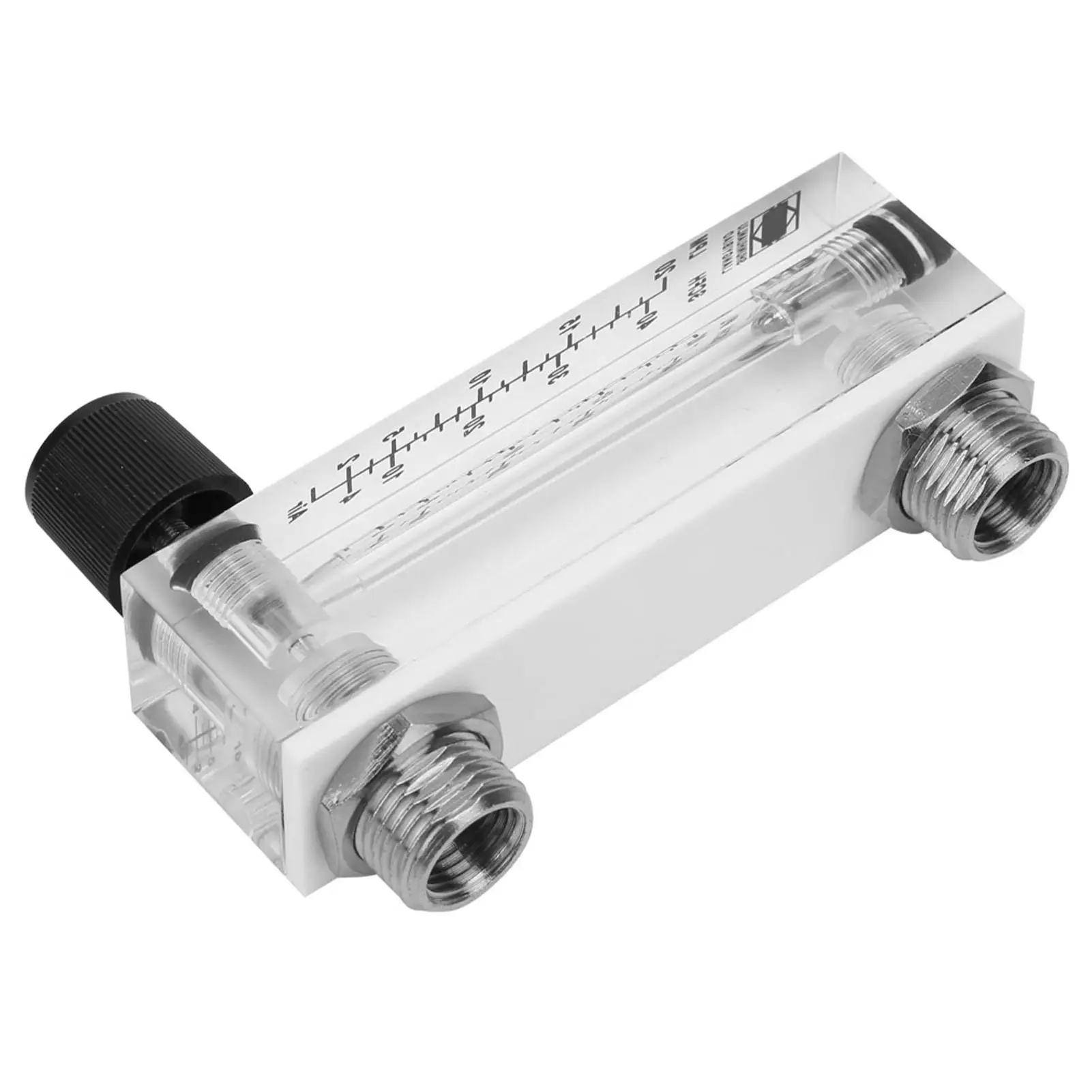Panel Type Gas Flowmeter LZM-6T 2-20LPM/4-40SCFH Brass Female BSP1/4 for Accurate Gas Measurement