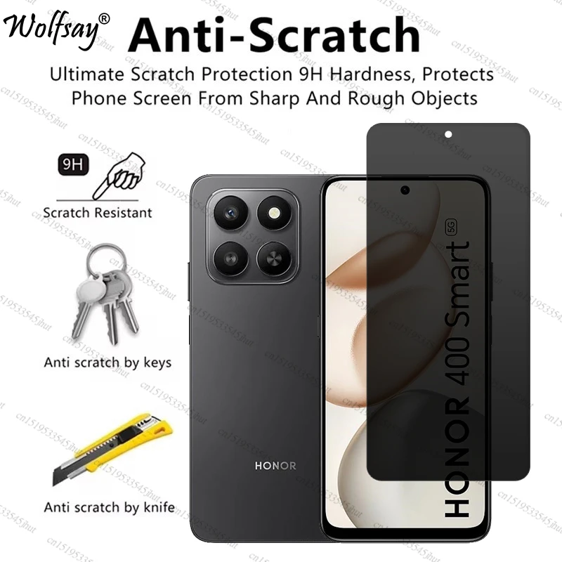 Privatsphäre Displayschutzfolie Für Honor 400 Smart Anti-Spy Gehärtetes Glas Für Honor 400 Smart Kamera Glas Für Honor 400 Smart Glas – Detail 2