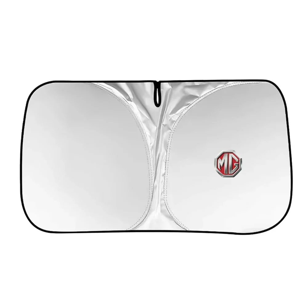 MG Logo Foldable Windshield Sunshade - Heat Insulation Sun Block Cover