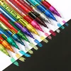 12 Colors Glitter Highlighter Pen Markers Kid Graffiti Painting Pen Handwriting Drawing Fluorescent Pen Office School Stationery 1