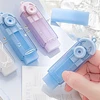 Sliding Eraser Refill Set Sparkling & Transparent Refillable Less Dust Cleaning Correcting Tools Office School F7701 1