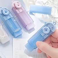 Sliding Eraser Refill Set Sparkling & Transparent Refillable Less Dust Cleaning Correcting Tools Office School F7701 1