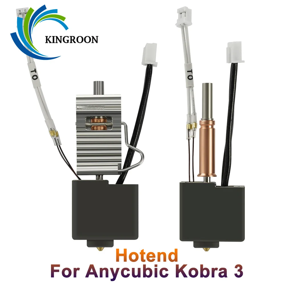 Kit Hotend Per Stampante 3D Anycubic Kobra Max - Con 5 Ugelli Da 0,4 Mm E 4 Calzini In Silicone, Ricambio FDM