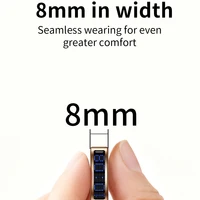 New Ultra-thin Lightweight Smart Ring Multi-functional Display Heartrate Health Caller ID Reminder Motion Detection Waterproof - Image 6