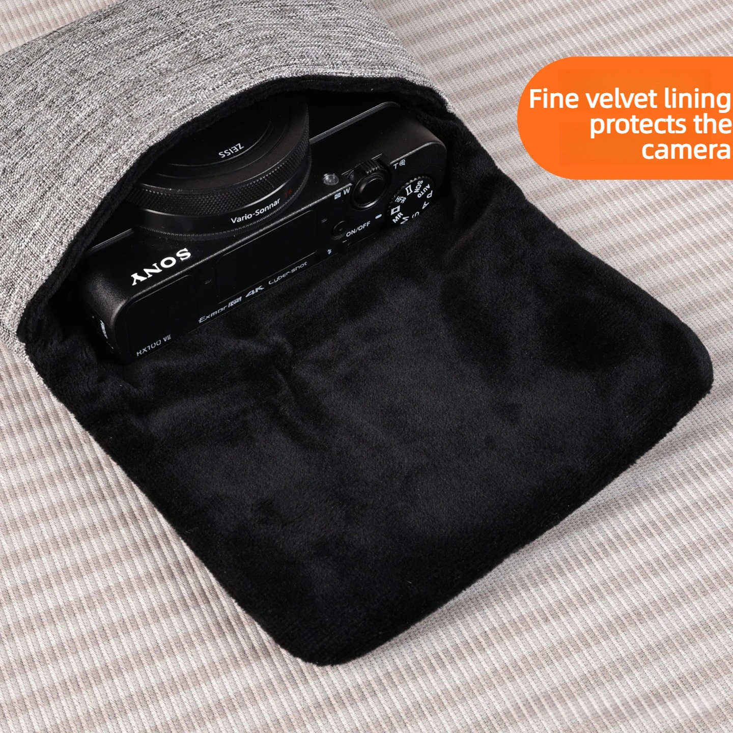 Borsa per Fotocamera Adatta per Sony RX100 M5 M6 M7 Ricoh GRIII GR3X Canon G7X2 G7X3 G9X - immagine 3