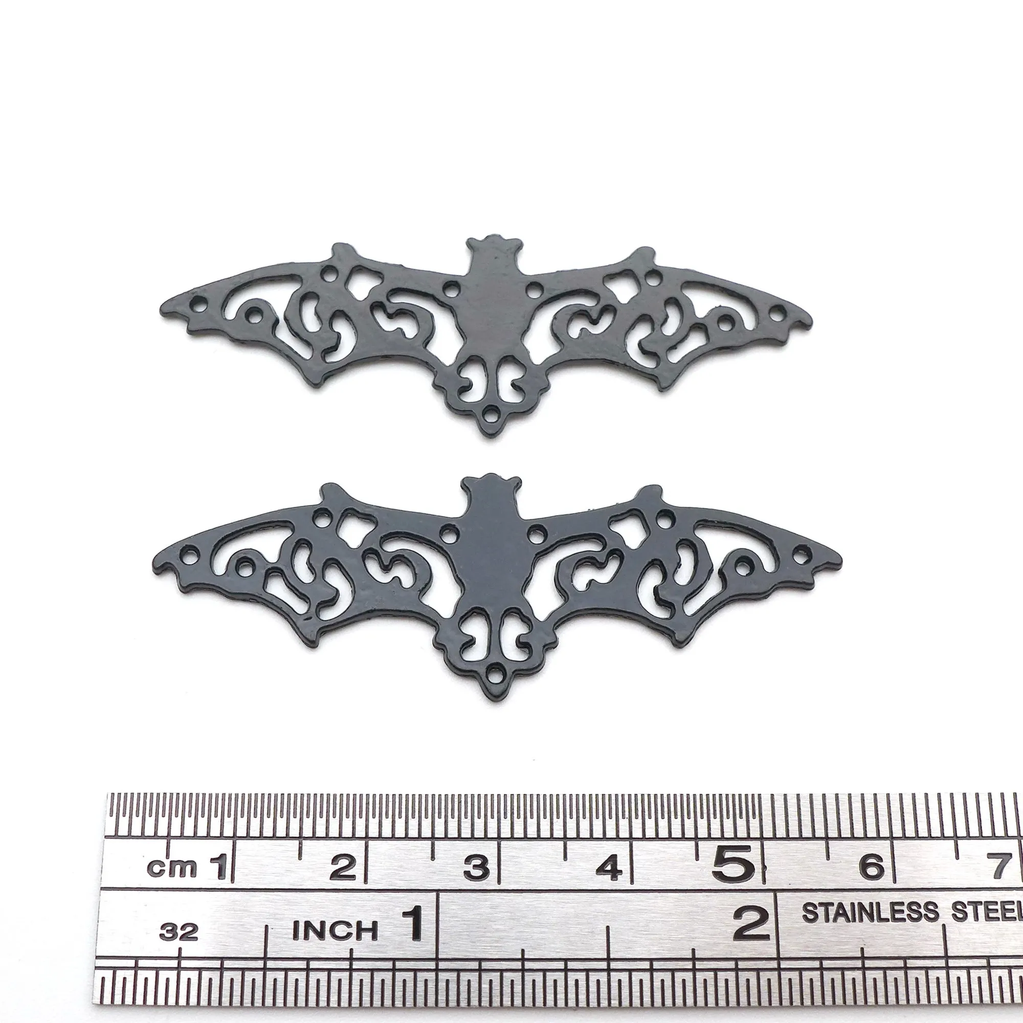 

30 шт., тибетские Подвески из цинкового сплава, 55,5 х19 мм