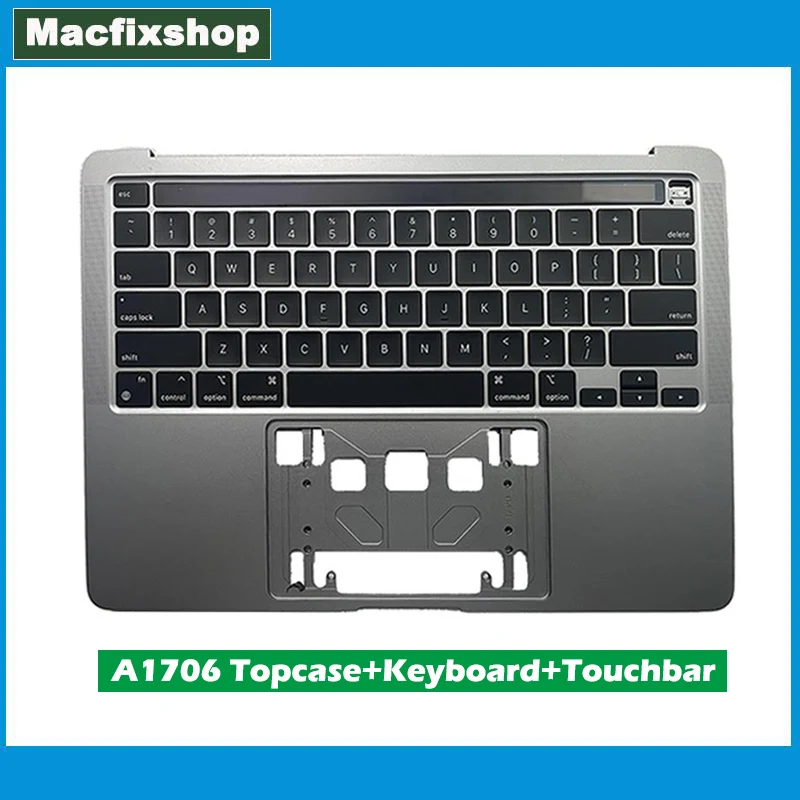 

Original French Spanish German RU UK US A1706 Top Case Palmrest For Macbook Pro Retina A1706 Topcase Keyboard Touchbar 2016 2017