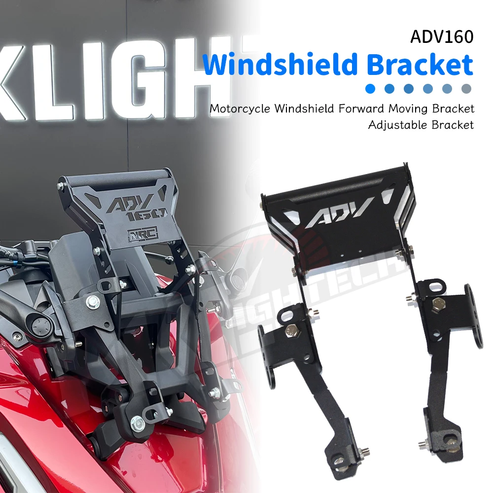 

MKLIGHTECH For HONDA ADV160 Adv 160 2022-2023 Motorcycle Windshield Forward Moving Bracket Adjustable Bracket New