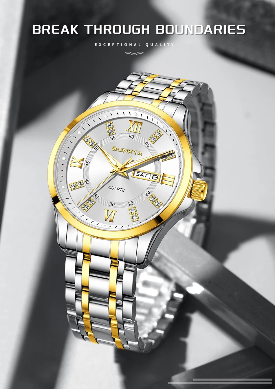 SUNKTA Orologio da Donna - Vista laterale