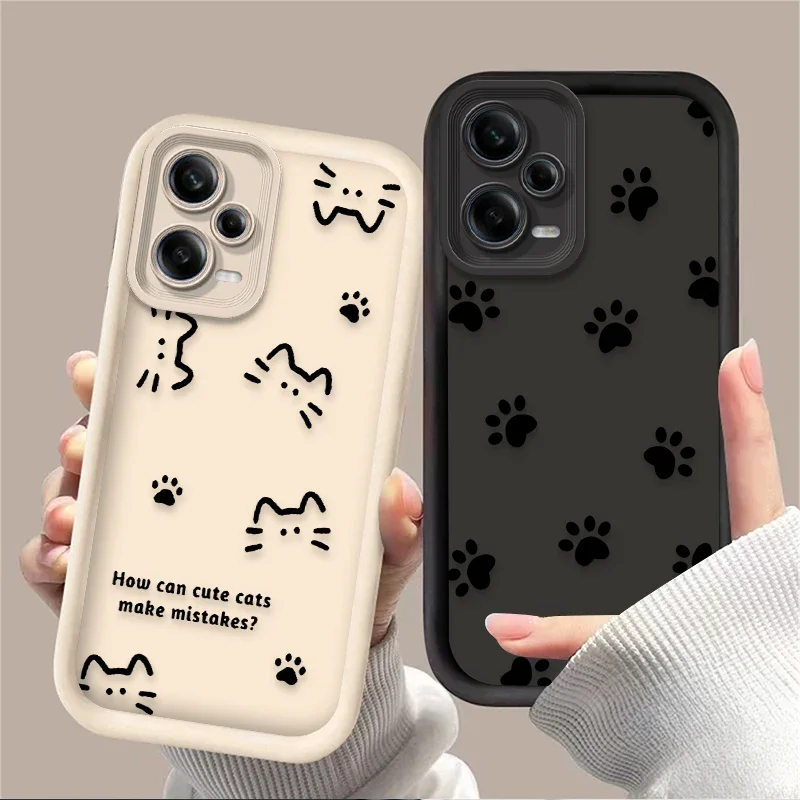 Cute Cartoon Cat & Dog Soft Phone Case Cover
