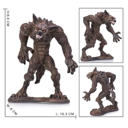 Mythical Marine Creature Warrior Action Figure Set - PVC Toy Collection (Wolf Man)