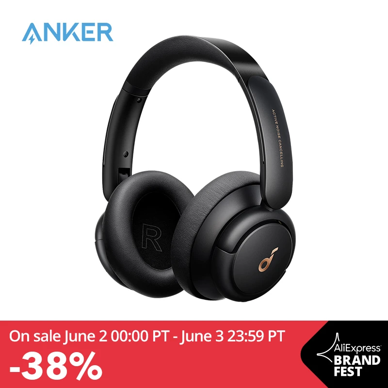 Anker Soundcore Life Q30 Hybrid Active Noise Cancelling wireless bluetooth Headphones with Multiple Modes, Hi-Res Sound, 40H