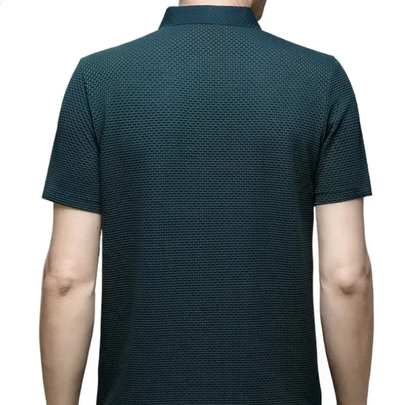 Men's Short Sleeve T-shirt POLO Shirt Business Casual Sweat-absorbing Top Summer M-4XL mens golf shirt
