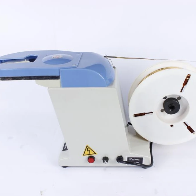 

semi automatic PET metallic twist tie machine for bread bag closing