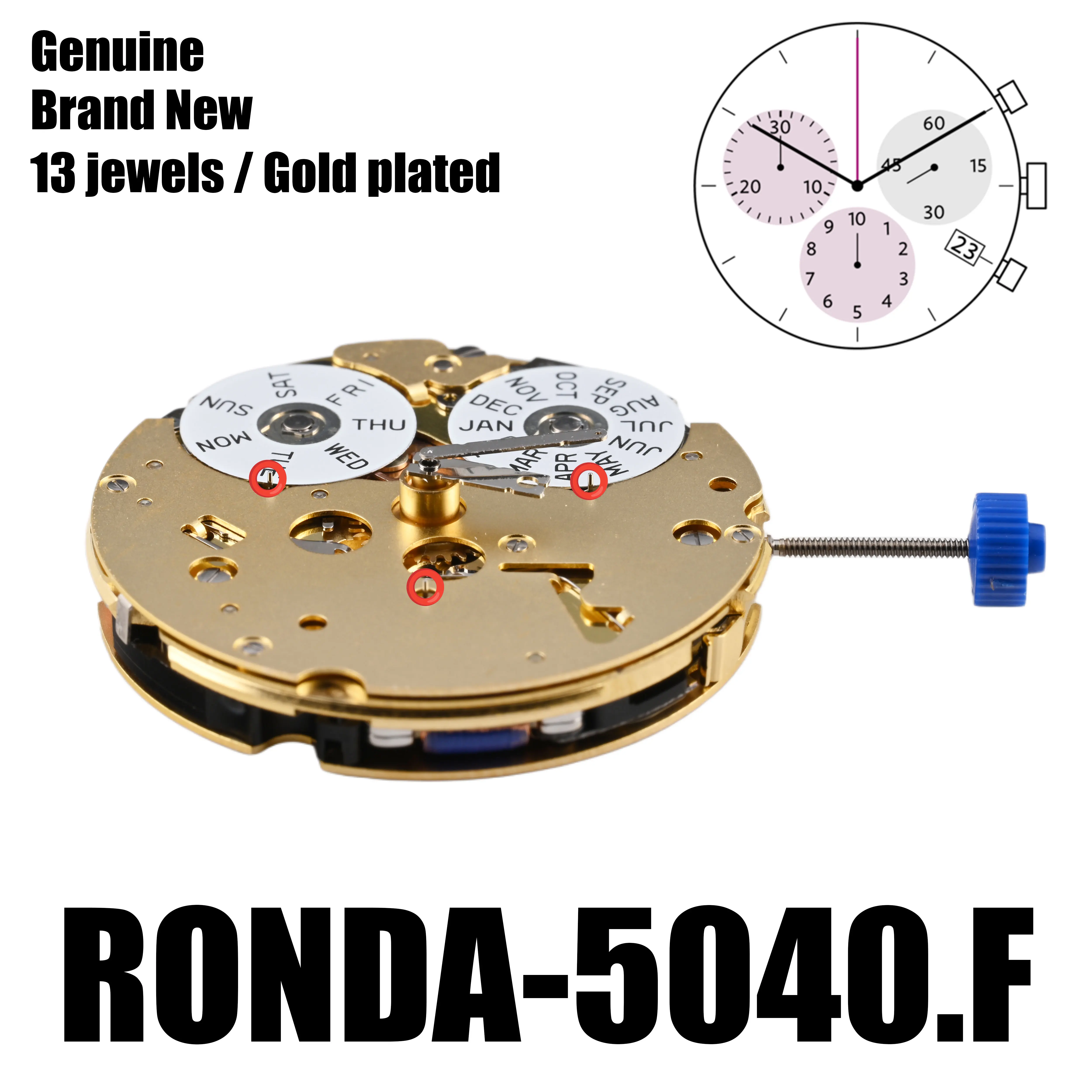 Genuine Movement Brand New Ronda Movement 13 jewels