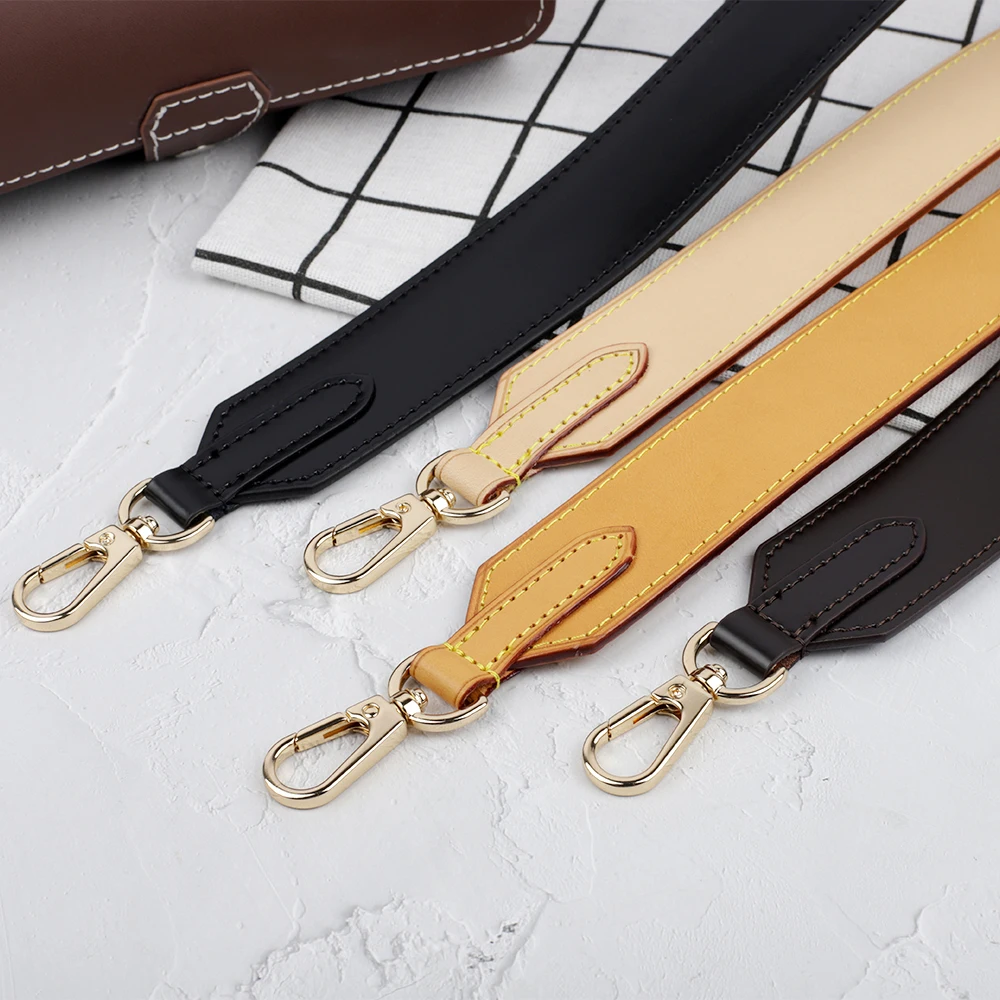 65CM Genuine Leather Wide Bag Strap for Handbags Vegetable Tanned Women Shoulder Bag Straps for Handle Crossbody Bag Accessories