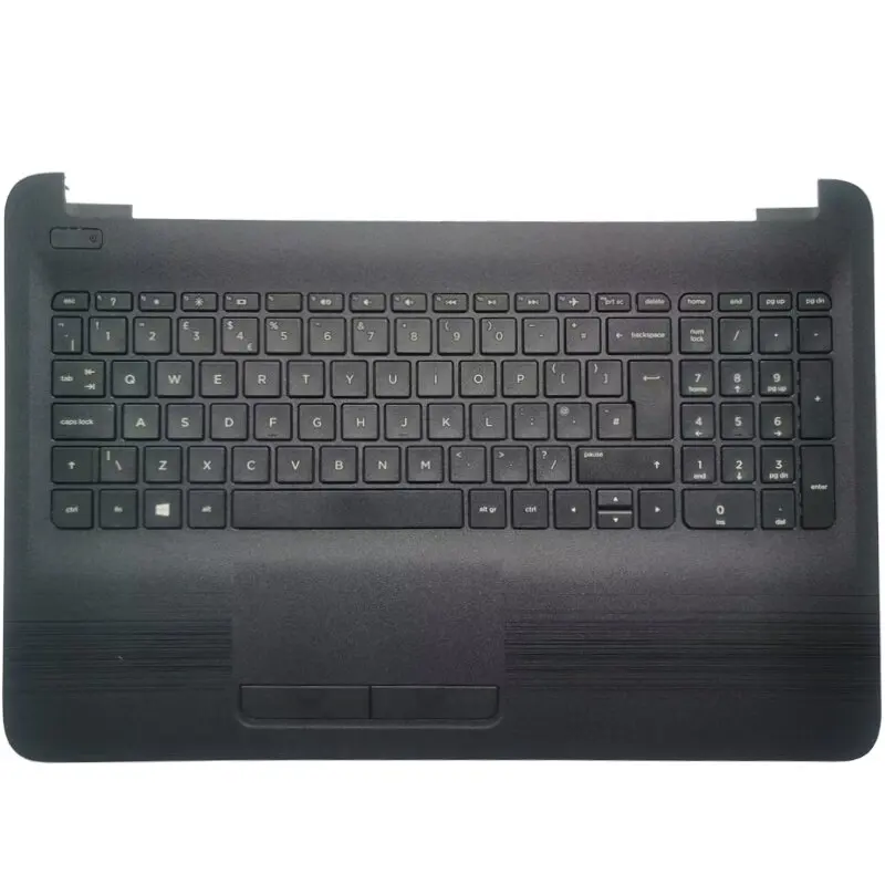 Teclado com Palmrest Upper Cover Espanhol Itália Reino Unido Alemão Eua Novo Tpn-c125 Tpn-c126 15-ac 15-ay 15-af 15-ba 250 g4 g5 - Imagem 5